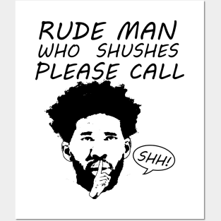 Rude Man Posters and Art